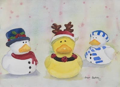 Holiday Ducks In A Row